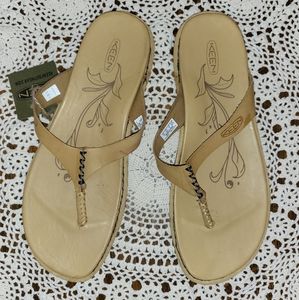 NEW Keen Tan Neutral Boho Beachy Flat Sandals